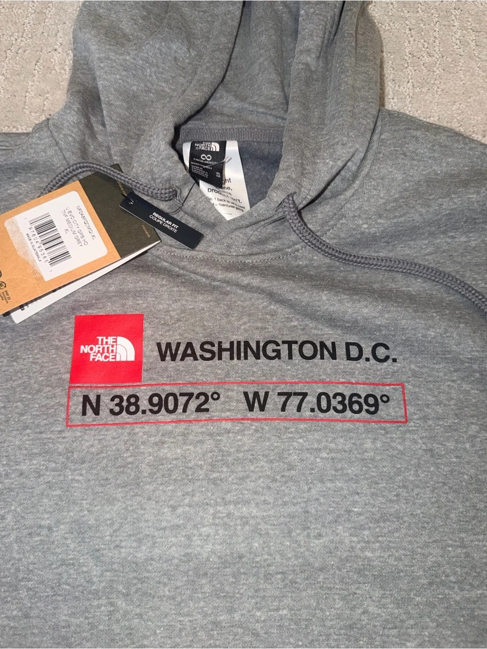 The North Face cozy gray